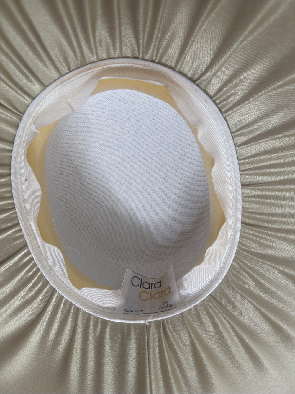 Cicara Cream Patterned Skirt Set with Hat - Picture 4 of 9